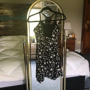 Black floral sundress